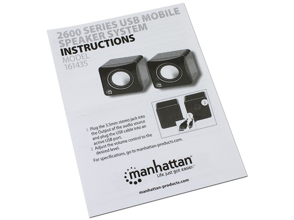 Bocinas Manhattan Serie 2600, USB.