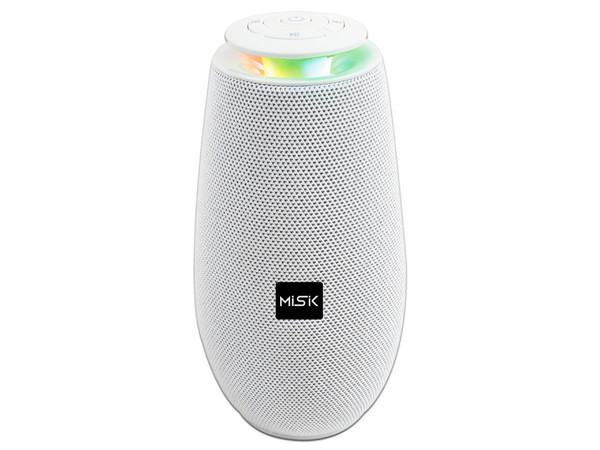 Bocina portátil Misk MS236, Bluetooth, USB, MicroSD, 3.5mm. Color Gris.