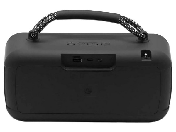 Bocina Misik MS250 TWS, Luz LED, Bluetooth, USB. Color Negro.
