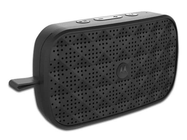 Bocina portátil Motorola Sonic Play+ 200, Bluetooth, 3.5mm. Color Negro.