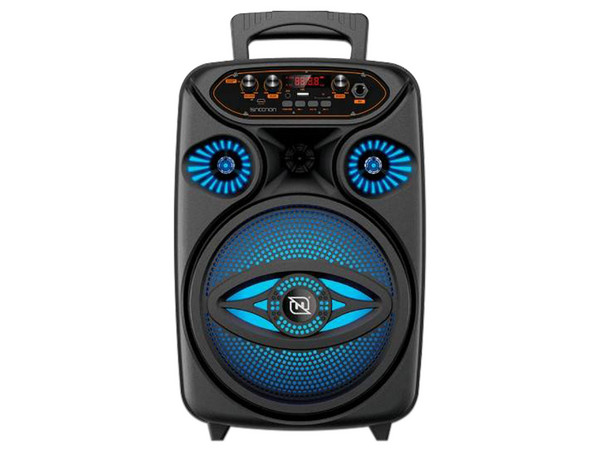 Bafle NECNON Bluetooth 8 NB-08Y, 15W, Incluye Micrófono Alambrico, Woofer de 8