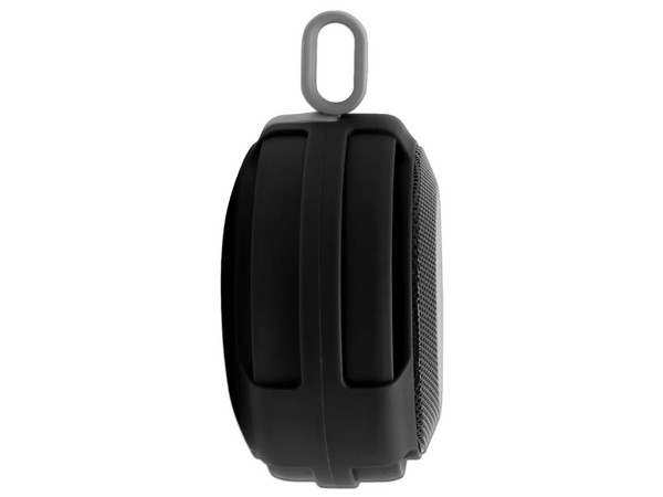 Bocina Inalámbrica NECNON, Contra Salpicaduras, Bluetooth 5.0, Alcance 10 m, Slot TF, Manos Libres, Radio FM, IPX4, Puerto 5V, Ventosa, 3W, Color Negro.
