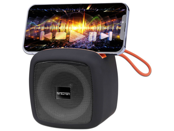 Bocina NECNON portátil NB-09, 
Bluetooth, 
Color Negro.