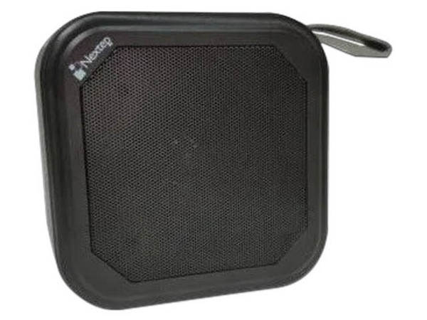 Bocina Portatil Nextep Mega Sound NE-403O, 8W, Radio FM, Lector de Tarjetas, USB, Bluetooth, Luz LED, Color Negro.
