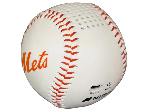 Bocina Nima MLB Mets, Bluetooth, Rango de 10m, 3W, Universal, Color Blanco.