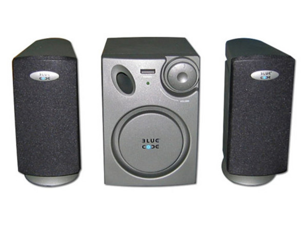 Bocinas Mini Super Woofer 2.1, 440W PMPO, Color Gris Oscuro/Negro