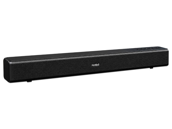 Barra de Sonido HotBell HBLS490, Sonido Envolvente Estéreo, Bluetooth. Color Negro.