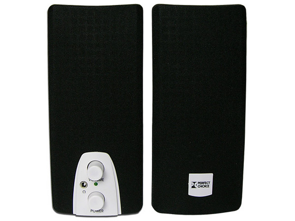 Bocinas Perfect Choice de 200 Watts, color Beige.