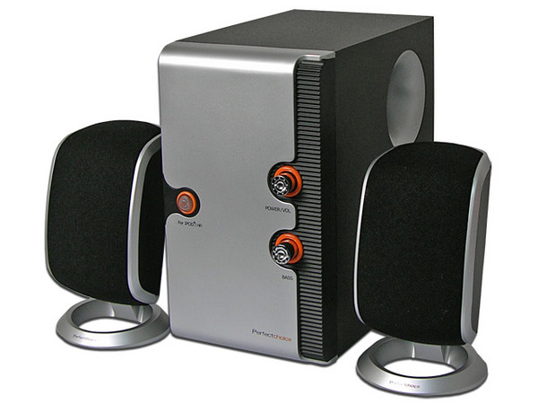 Bocinas Perfect Choice 2.1 con Subwoofer, 800 Watts PMPO