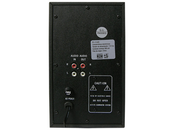 Bocinas Perfect Choice 2.1 con Subwoofer, 800 Watts PMPO