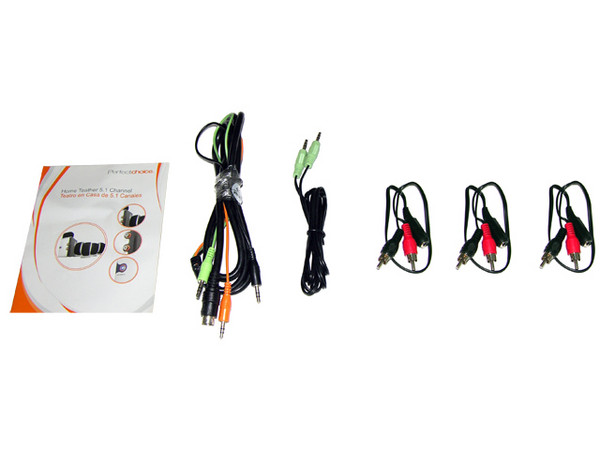 Bocinas Perfect Choice Sonido 5.1 con SubWoofer, Compatibles con iPod