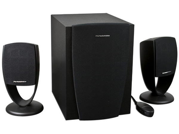 Bocinas Perfect Choice 2.1 con Subwoofer, 1000 Watts PMPO