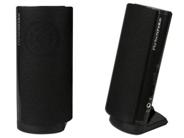 Bocinas Perfect Choice de 180 Watts PMPO, Color Negras.