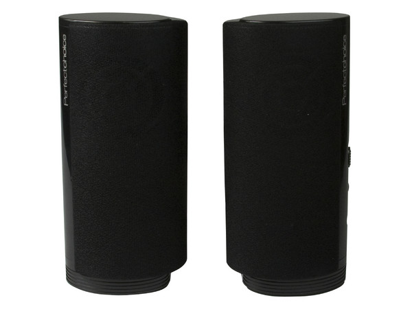 Bocinas Perfect Choice de 180 Watts PMPO, Color Negras.