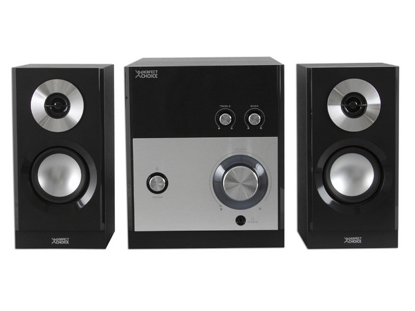 Bocinas Perfect Choice Multimedia 2.1 de 2,200 Watts PMPO