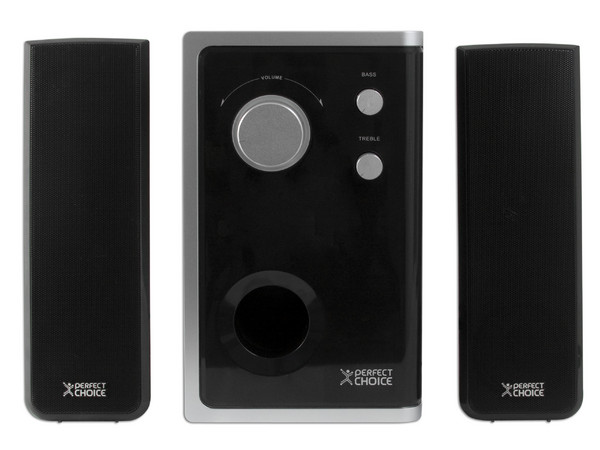 Bocinas Perfect Choice Multimedia 2.1 Elite de 1200 Watts PMPO