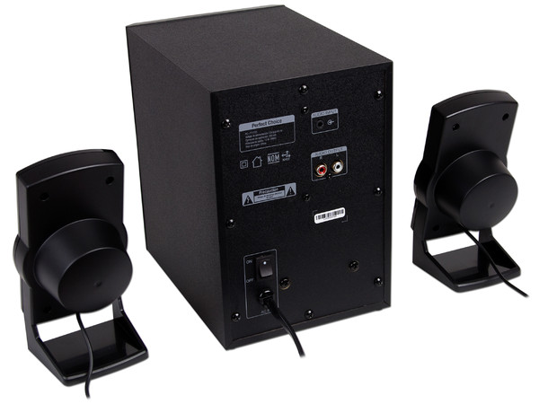 Bocinas Perfect Choice Zen 2.1 de 1000 Watts PMPO   