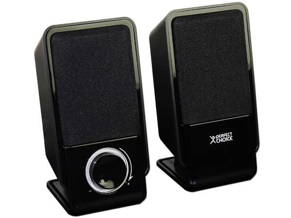 Bocinas Perfect Choice de 400 Watts PMPO. Color Negras.