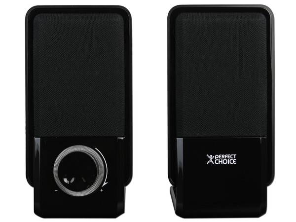Bocinas Perfect Choice de 400 Watts PMPO. Color Negras.