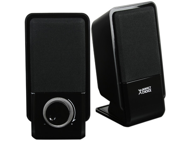 Bocinas Perfect Choice de 400 Watts PMPO. Color Negras.