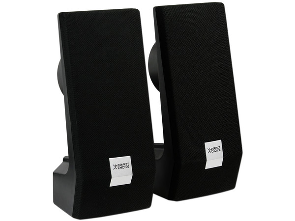 Bocinas Perfect Choice de 180 Watts PMPO, Color Negras.