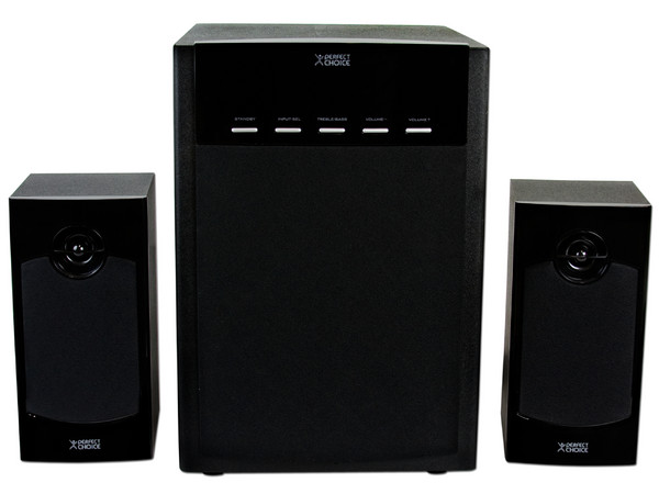 Bocinas Perfect Choice Hi Sound 2.1 con 68W RMS