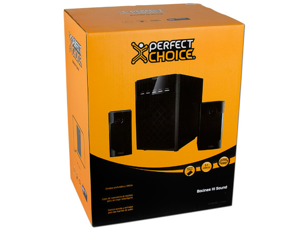 Bocinas Perfect Choice Hi Sound 2.1 con 68W RMS
