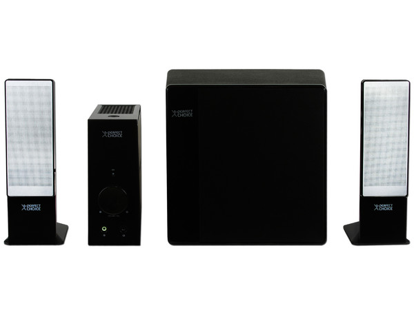 Bocinas Perfect Choice TECH-1500, 2.1 Canales con Transmisión de Audio Inalámbrico