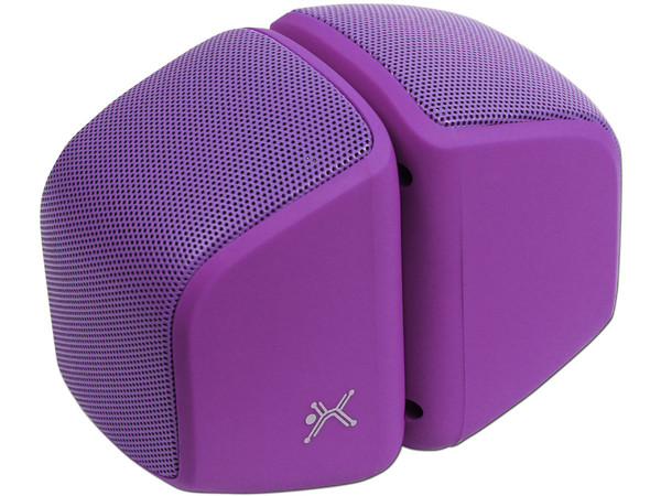 Bocinas Estéreo Portátiles Recargables Perfect Choice KÖLN. Color Morado 