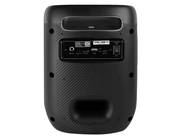 Mini Bafle Inalámbrico Perfect Choice, 30W, Bluetooth, USB, 6.5W, 30W, RGB, Color Negro.