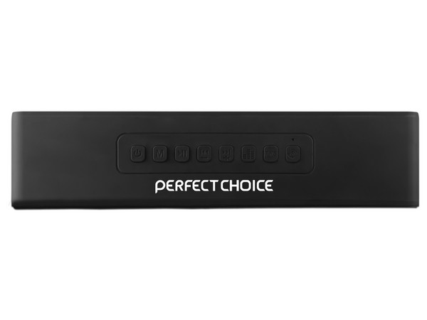 Bocina Portátil Recargable Perfect Choice Shine Beat RGB, Bluetooth 5.0, RGB. Color Negro.