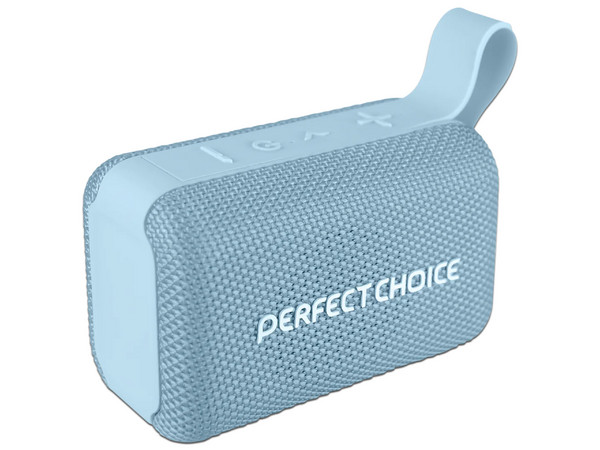 Bocina Portátil Recargable Perfect Choice Sugary, Bluetooth, Color Azul.
