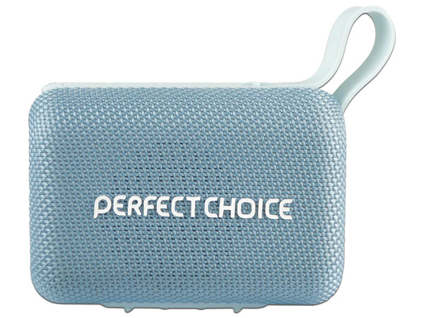 Bocina Portátil Recargable Perfect Choice Sugary, Bluetooth, Color Azul.