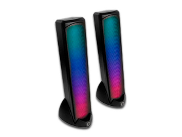 Bocinas Inalámbricas Perfect Choice Aura V-930280, Bluetooth, USB. Color Negro.