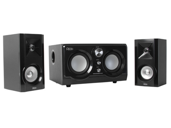 Bocinas PIXXO ECLIPSE con Subwoofer Due Core, 2.2, 2000 Watts P.M.P.O.