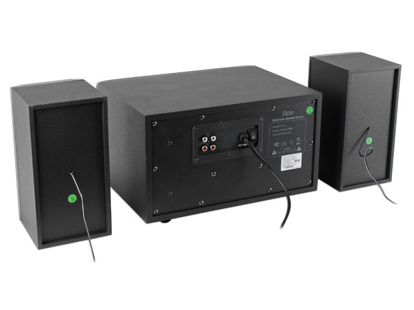 Bocinas PIXXO ECLIPSE con Subwoofer Due Core, 2.2, 2000 Watts P.M.P.O.