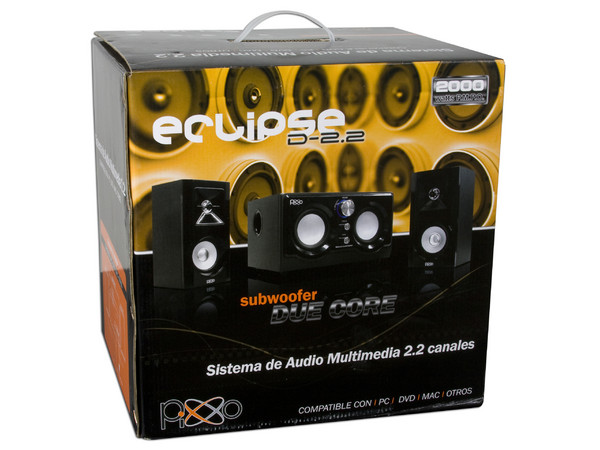 Bocinas PIXXO ECLIPSE, 2.2 Doble Subwoofer