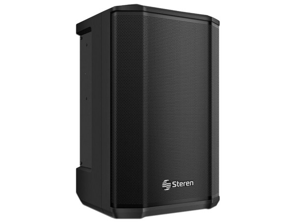 Bocina Steren Bafle BAF-0890R de 80W, Diámetro de 25mm, Rango de Respuesta de 8 - 20 KHz, Bluetooth. Color Negro.