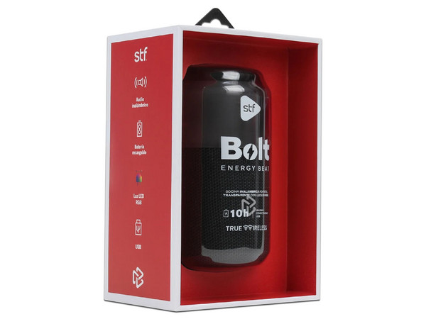 Bocina Portátil STF Bolt, 5W, Bluetooth. Color Negro.