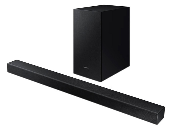 Barra de Sonido Samsung T420, 2.1 Canales, 150 W, Bluetooth, Color Negro.