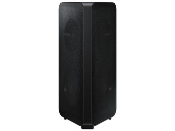 Bocina Inalámbrica Samsung MX-ST50B de 240W RMS, 2.0 Canales, Iluminación LED, Sonido Bidireccional, Group Play, Bluetooth, USB, 3.5mm, IPX5, Color Negro.