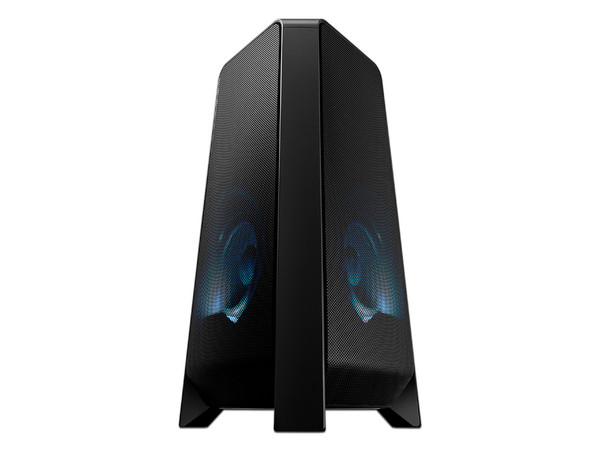 Torre de Sonido Samsung MX-T50/ZX, Bass Booster de 500W, Iluminación LED, USB, Bluetooth, Color Negro.