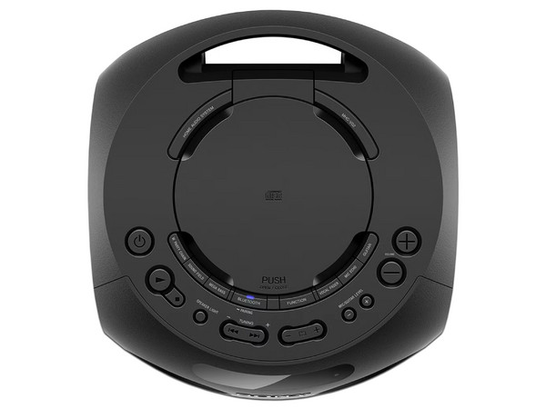 Bocina Amplificada Sony MHC-V02 de 1000W, Iluminación LED, USB, 3.5mm. Color Negro.