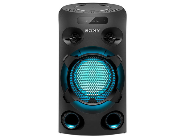 Bocina Amplificada Sony MHC-V02 de 1000W, Iluminación LED, USB, 3.5mm. Color Negro.