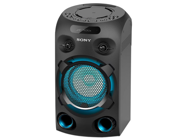 Bocina Amplificada Sony MHC-V02 de 1000W, Iluminación LED, USB, 3.5mm. Color Negro.