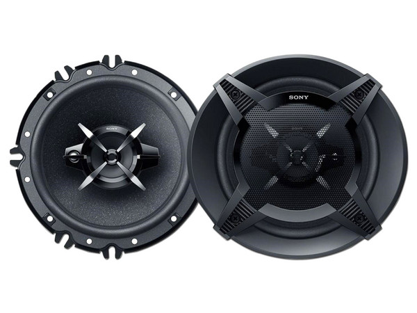 Bocinas coaxiales Sony Xplod Mega Bass de 3 vías y 16cm para coche.