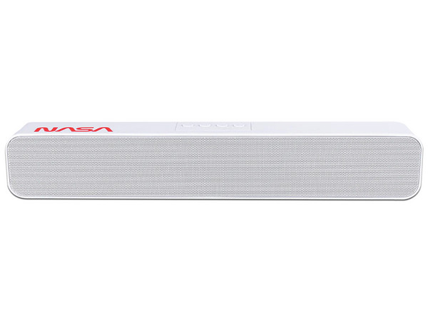 Barra de Sonido TechZone NASA NS-SB02A, Bluetooth 5.0, USB. Color Blanco.