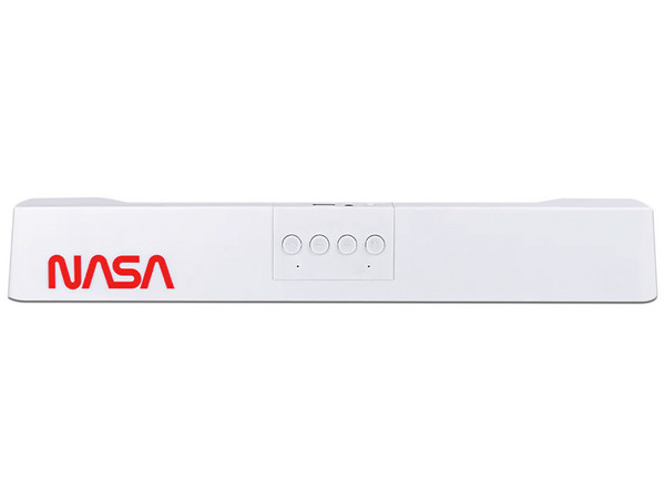 Barra de Sonido TechZone NASA NS-SB02A, Bluetooth 5.0, USB. Color Blanco.