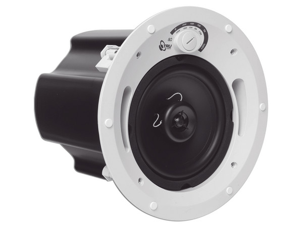 Bocina Comercial de 2 Vías TRUAUDIO de 8 Ohms, Montaje en Techo, 60 Watts.