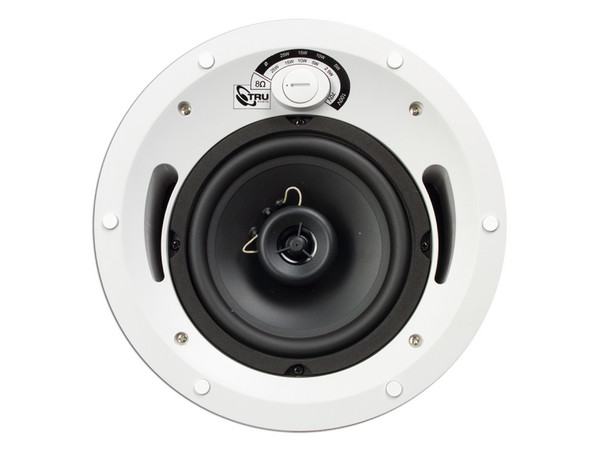 Bocina Comercial de 2 Vías TRUAUDIO de 8 Ohms, Montaje en Techo, 60 Watts.